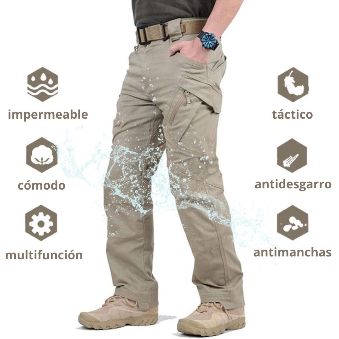 Pantalón Cargo Ultra Resistente + Correa Negra