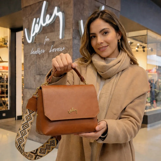 Bolso Carriel Vlz de Cuero Legítimo - Lanzamiento Exclusivo Con 80% de Descuento 🎁