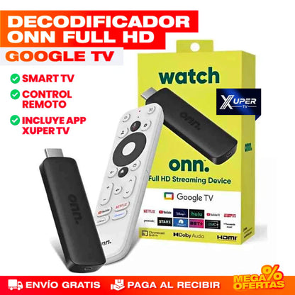 CONVERTIDOR TV CON CONTROL REMOTO (Incluye Xuper Tv)